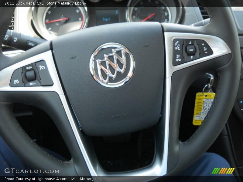 Stone Metallic / Ebony 2011 Buick Regal CXL