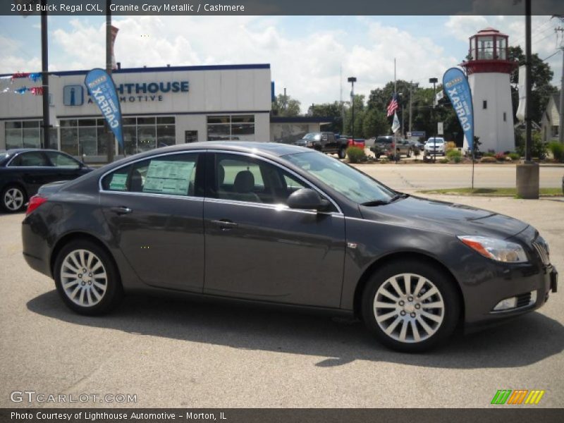 Granite Gray Metallic / Cashmere 2011 Buick Regal CXL
