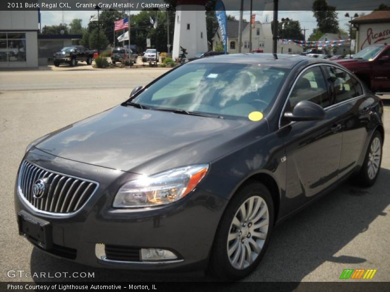 Granite Gray Metallic / Cashmere 2011 Buick Regal CXL