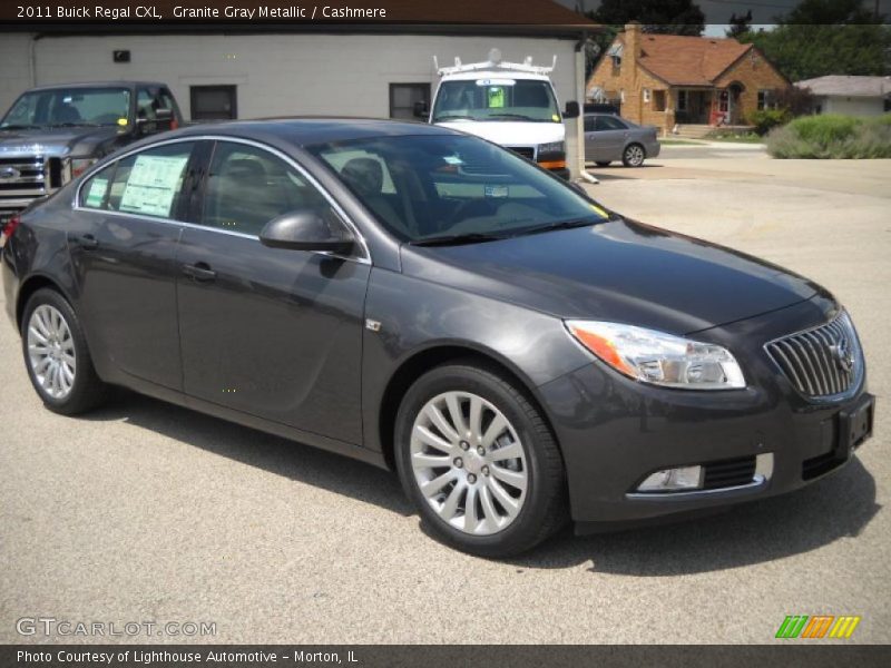 Granite Gray Metallic / Cashmere 2011 Buick Regal CXL