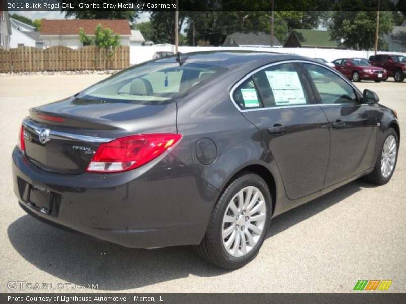 Granite Gray Metallic / Cashmere 2011 Buick Regal CXL