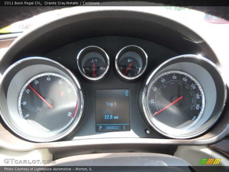Granite Gray Metallic / Cashmere 2011 Buick Regal CXL