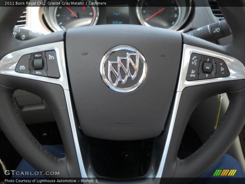 Granite Gray Metallic / Cashmere 2011 Buick Regal CXL