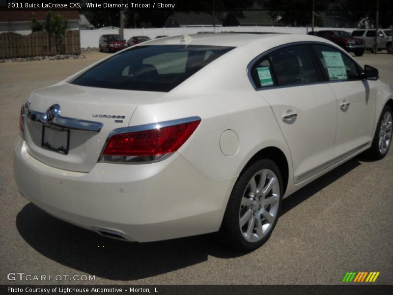 White Diamond Tricoat / Ebony 2011 Buick LaCrosse CXS