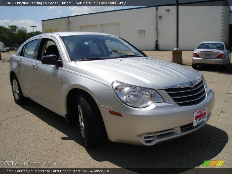 Bright Silver Metallic / Dark Slate Gray 2009 Chrysler Sebring LX Sedan