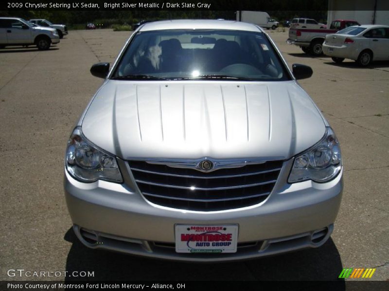 Bright Silver Metallic / Dark Slate Gray 2009 Chrysler Sebring LX Sedan