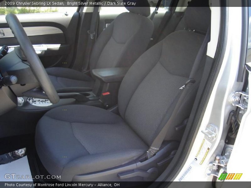 Bright Silver Metallic / Dark Slate Gray 2009 Chrysler Sebring LX Sedan