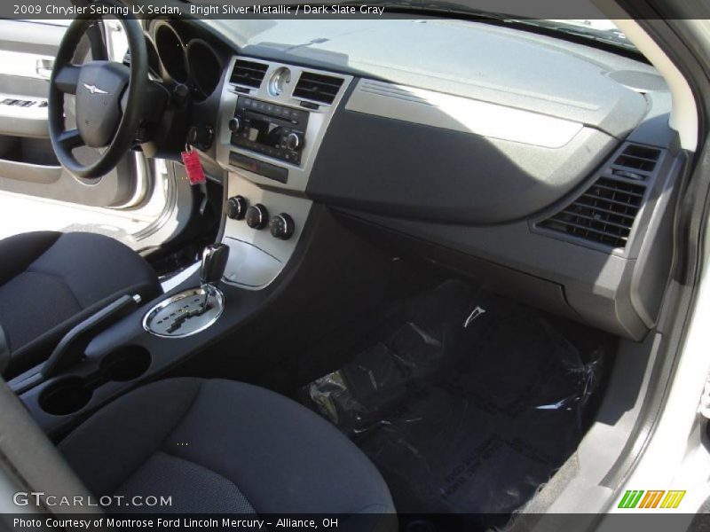 Bright Silver Metallic / Dark Slate Gray 2009 Chrysler Sebring LX Sedan