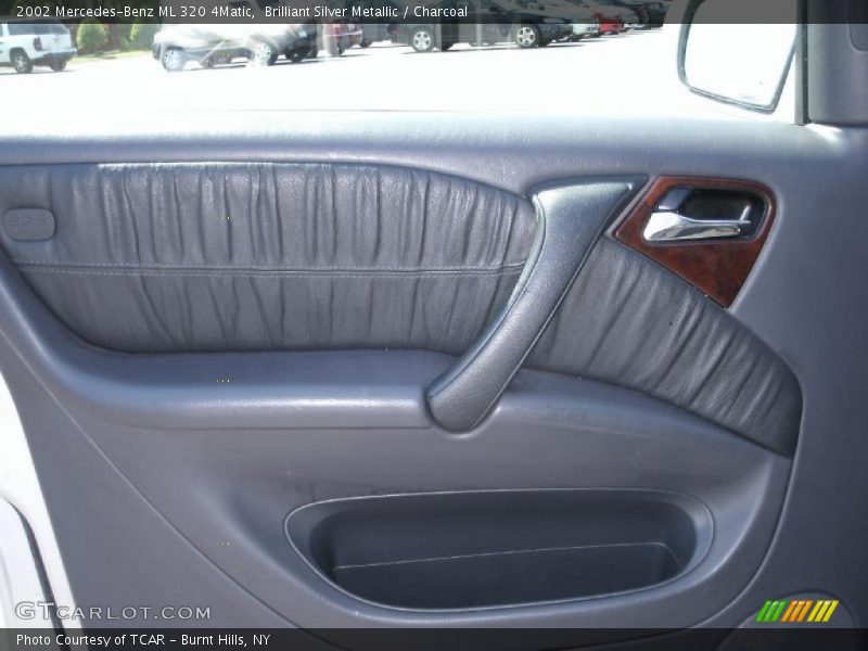 Brilliant Silver Metallic / Charcoal 2002 Mercedes-Benz ML 320 4Matic