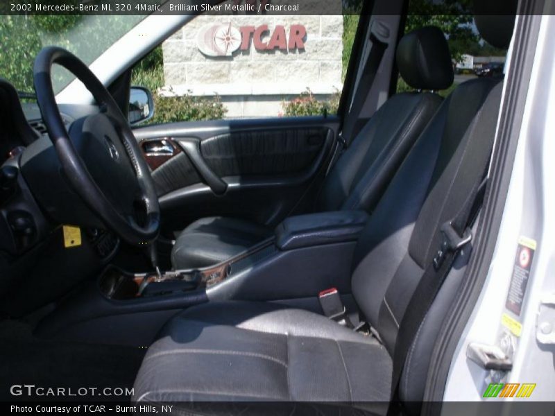 Brilliant Silver Metallic / Charcoal 2002 Mercedes-Benz ML 320 4Matic