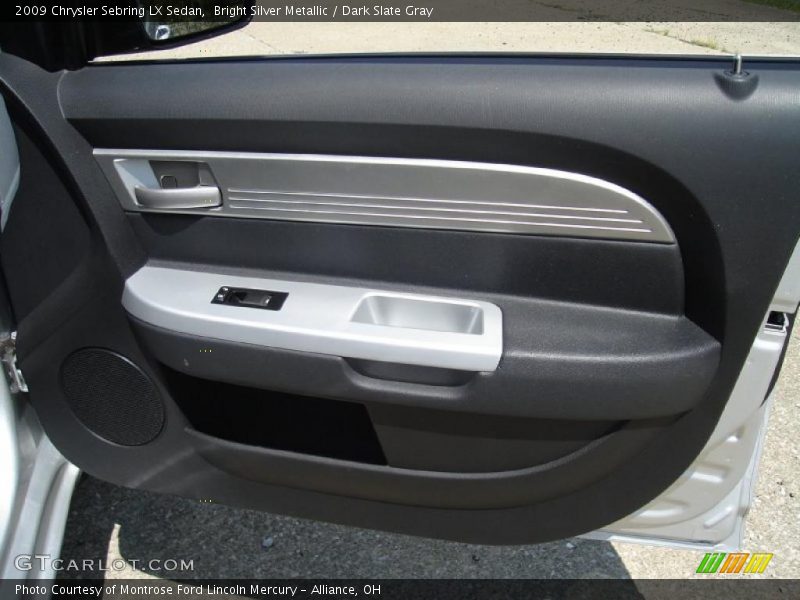 Bright Silver Metallic / Dark Slate Gray 2009 Chrysler Sebring LX Sedan