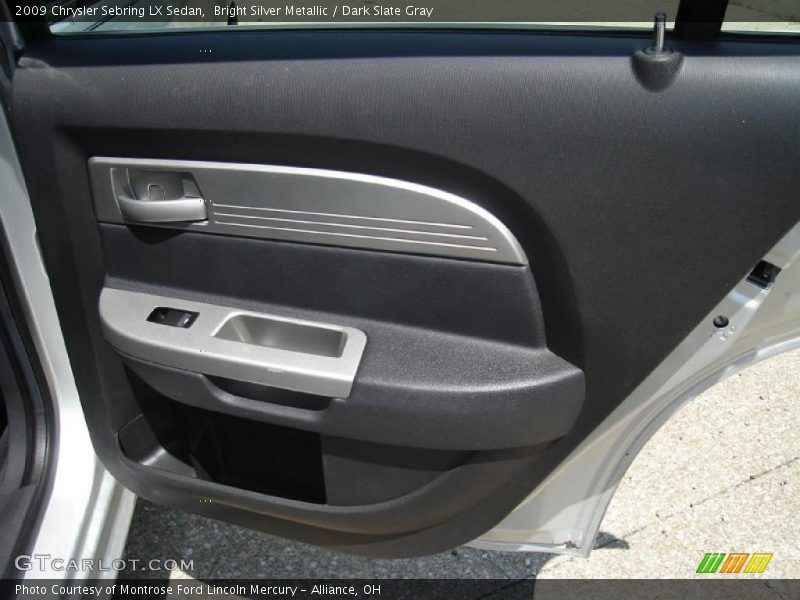 Bright Silver Metallic / Dark Slate Gray 2009 Chrysler Sebring LX Sedan