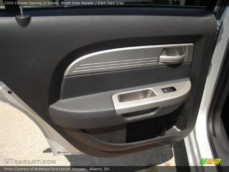 Bright Silver Metallic / Dark Slate Gray 2009 Chrysler Sebring LX Sedan