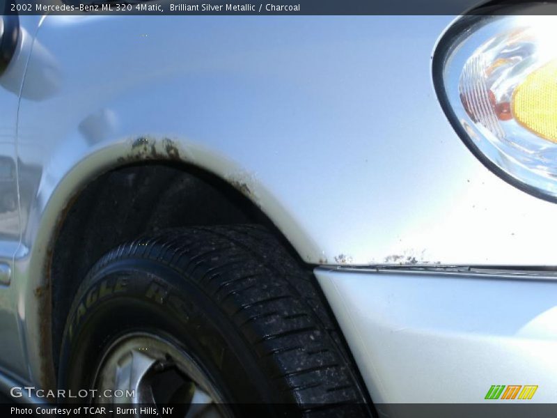 Brilliant Silver Metallic / Charcoal 2002 Mercedes-Benz ML 320 4Matic
