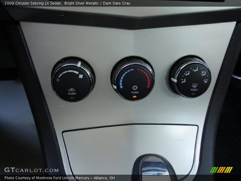 Bright Silver Metallic / Dark Slate Gray 2009 Chrysler Sebring LX Sedan