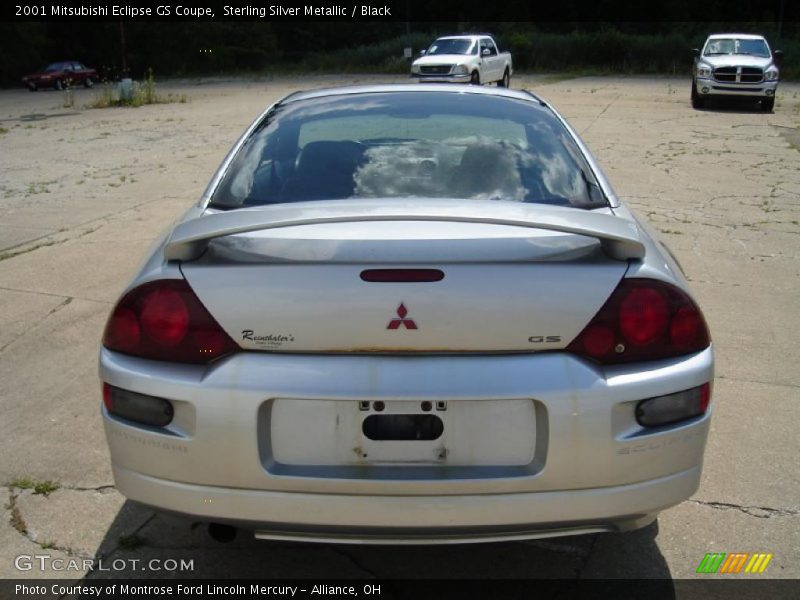 Sterling Silver Metallic / Black 2001 Mitsubishi Eclipse GS Coupe
