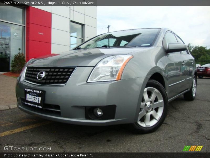Magnetic Gray / Charcoal/Steel 2007 Nissan Sentra 2.0 SL