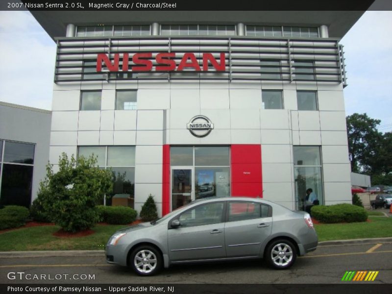 Magnetic Gray / Charcoal/Steel 2007 Nissan Sentra 2.0 SL