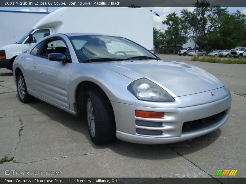 Sterling Silver Metallic / Black 2001 Mitsubishi Eclipse GS Coupe