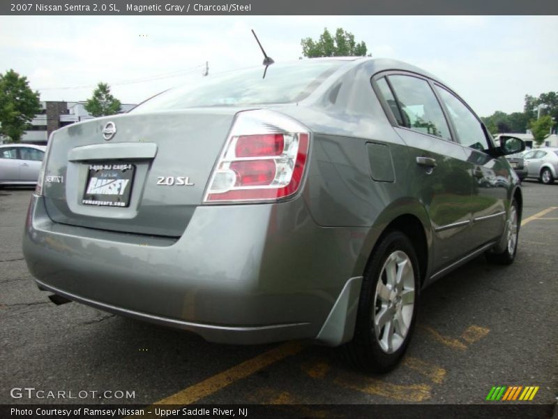 Magnetic Gray / Charcoal/Steel 2007 Nissan Sentra 2.0 SL