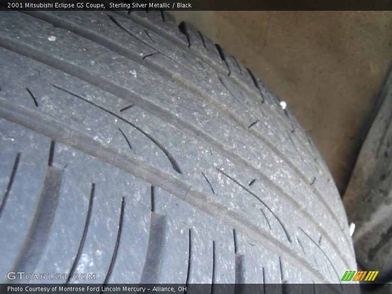 Sterling Silver Metallic / Black 2001 Mitsubishi Eclipse GS Coupe