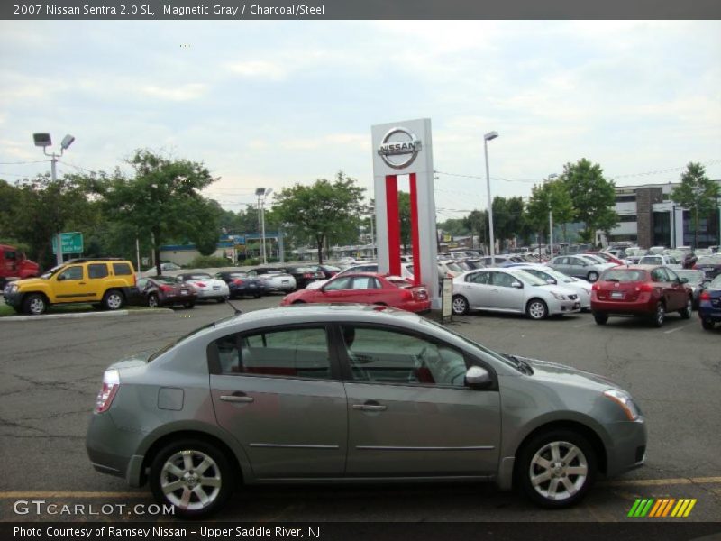 Magnetic Gray / Charcoal/Steel 2007 Nissan Sentra 2.0 SL