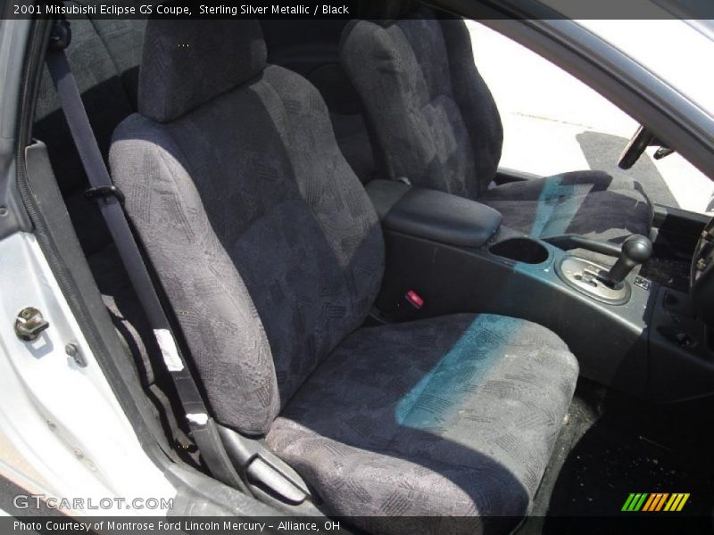 Sterling Silver Metallic / Black 2001 Mitsubishi Eclipse GS Coupe
