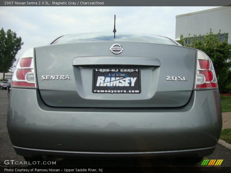 Magnetic Gray / Charcoal/Steel 2007 Nissan Sentra 2.0 SL