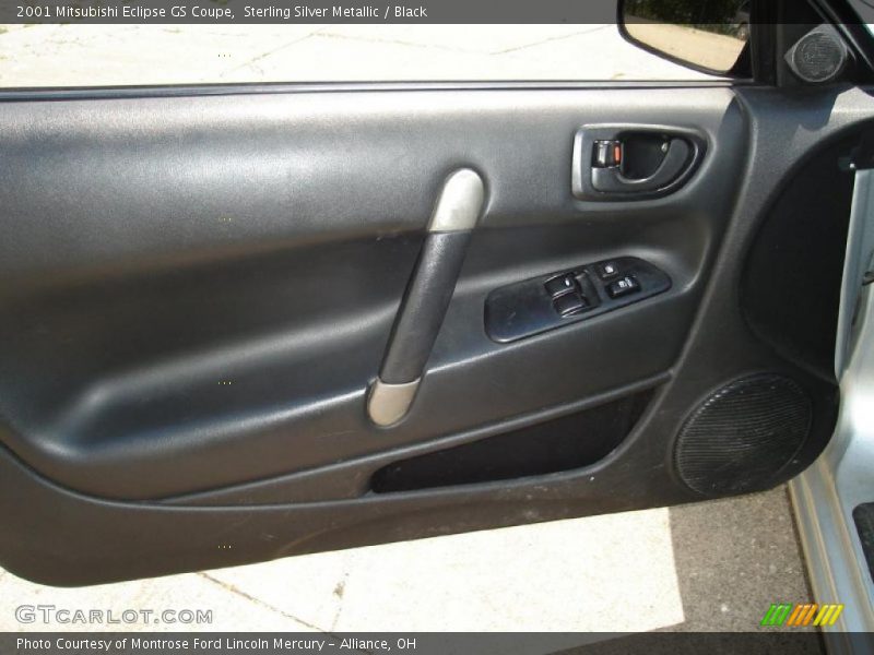 Sterling Silver Metallic / Black 2001 Mitsubishi Eclipse GS Coupe