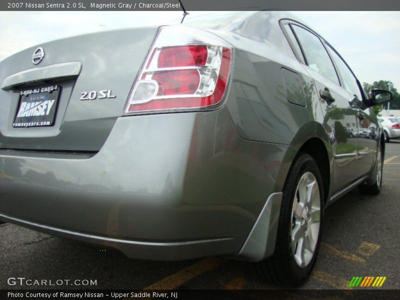 Magnetic Gray / Charcoal/Steel 2007 Nissan Sentra 2.0 SL