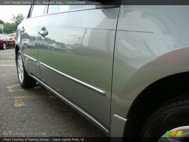 Magnetic Gray / Charcoal/Steel 2007 Nissan Sentra 2.0 SL
