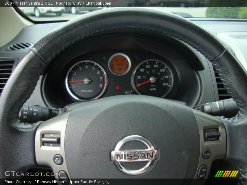 Magnetic Gray / Charcoal/Steel 2007 Nissan Sentra 2.0 SL