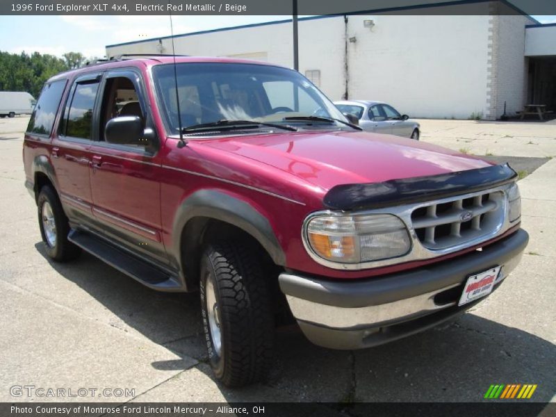 Electric Red Metallic / Beige 1996 Ford Explorer XLT 4x4