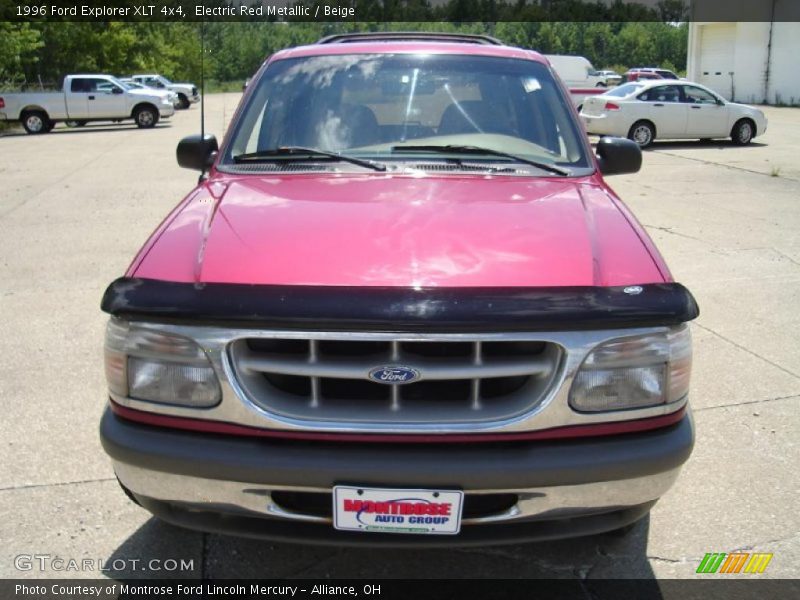 Electric Red Metallic / Beige 1996 Ford Explorer XLT 4x4