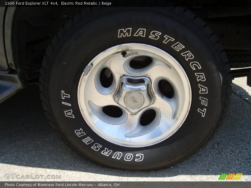 Electric Red Metallic / Beige 1996 Ford Explorer XLT 4x4