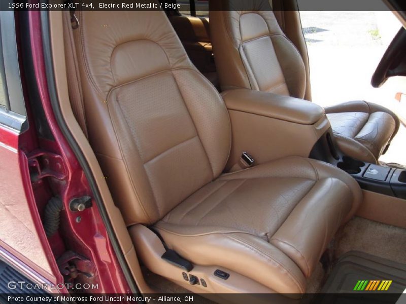 Electric Red Metallic / Beige 1996 Ford Explorer XLT 4x4