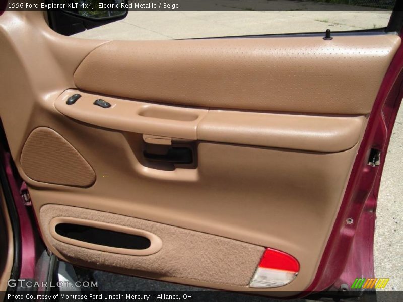 Electric Red Metallic / Beige 1996 Ford Explorer XLT 4x4