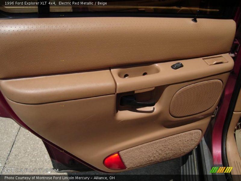 Electric Red Metallic / Beige 1996 Ford Explorer XLT 4x4