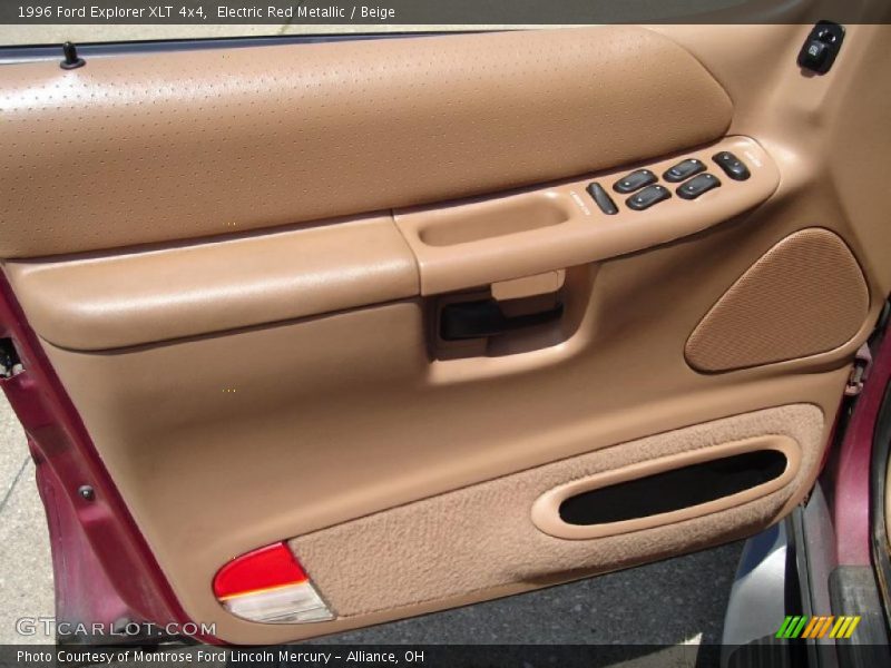Electric Red Metallic / Beige 1996 Ford Explorer XLT 4x4