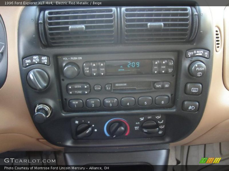 Electric Red Metallic / Beige 1996 Ford Explorer XLT 4x4