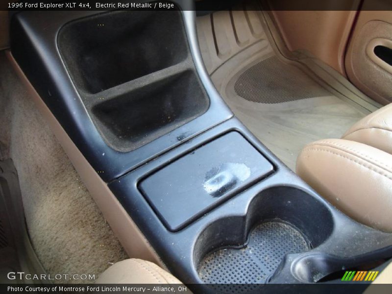 Electric Red Metallic / Beige 1996 Ford Explorer XLT 4x4