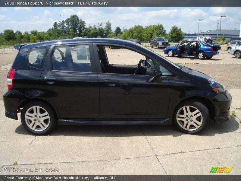 Nighthawk Black Pearl / Black/Grey 2008 Honda Fit Sport