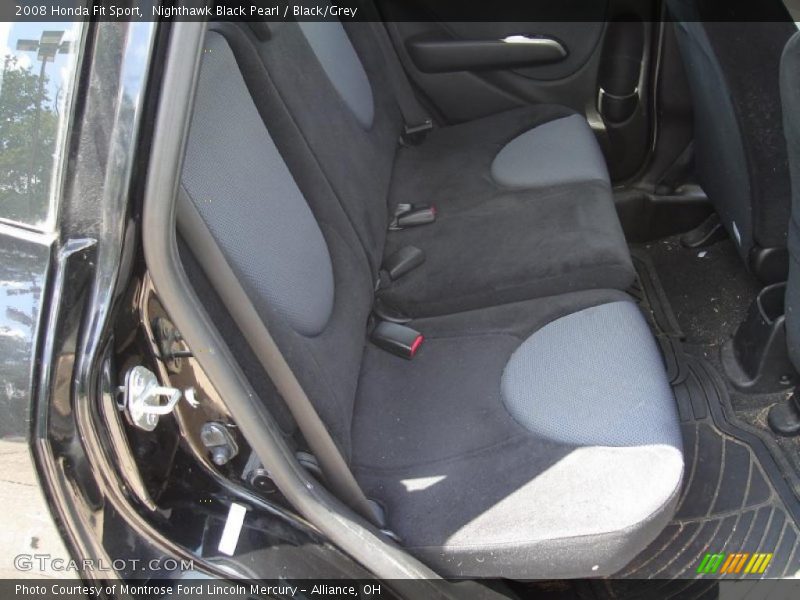 Nighthawk Black Pearl / Black/Grey 2008 Honda Fit Sport