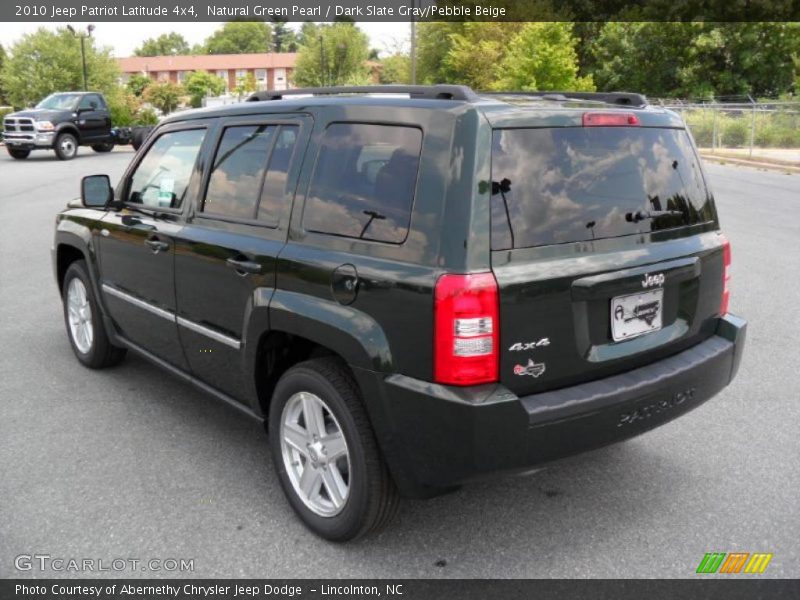 Natural Green Pearl / Dark Slate Gray/Pebble Beige 2010 Jeep Patriot Latitude 4x4