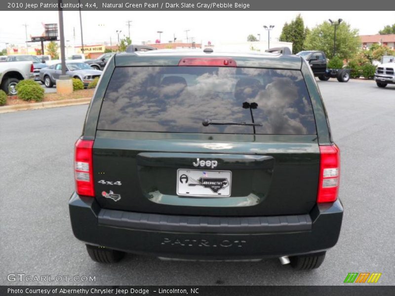 Natural Green Pearl / Dark Slate Gray/Pebble Beige 2010 Jeep Patriot Latitude 4x4