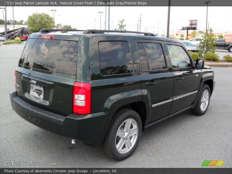 Natural Green Pearl / Dark Slate Gray/Pebble Beige 2010 Jeep Patriot Latitude 4x4