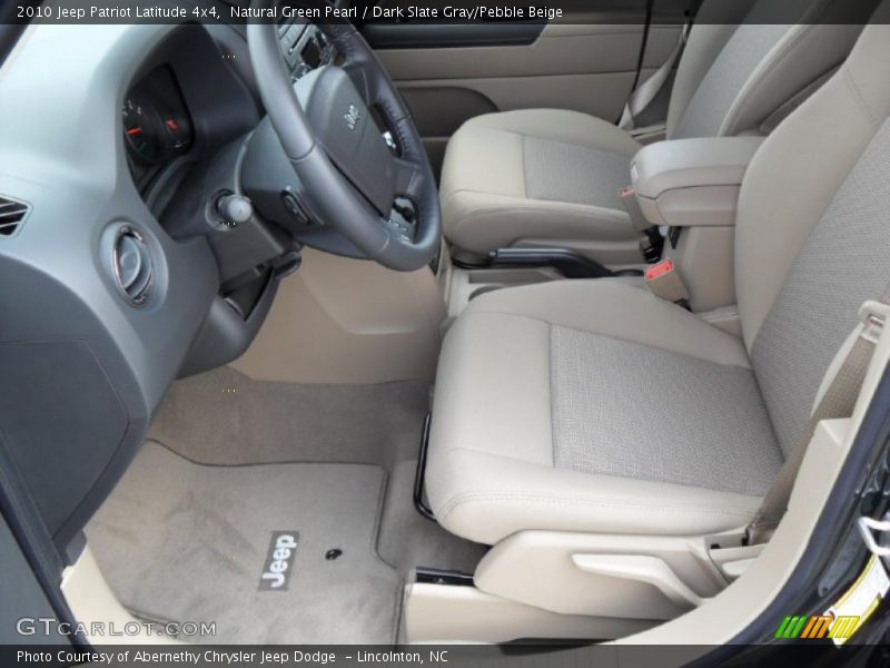 Natural Green Pearl / Dark Slate Gray/Pebble Beige 2010 Jeep Patriot Latitude 4x4