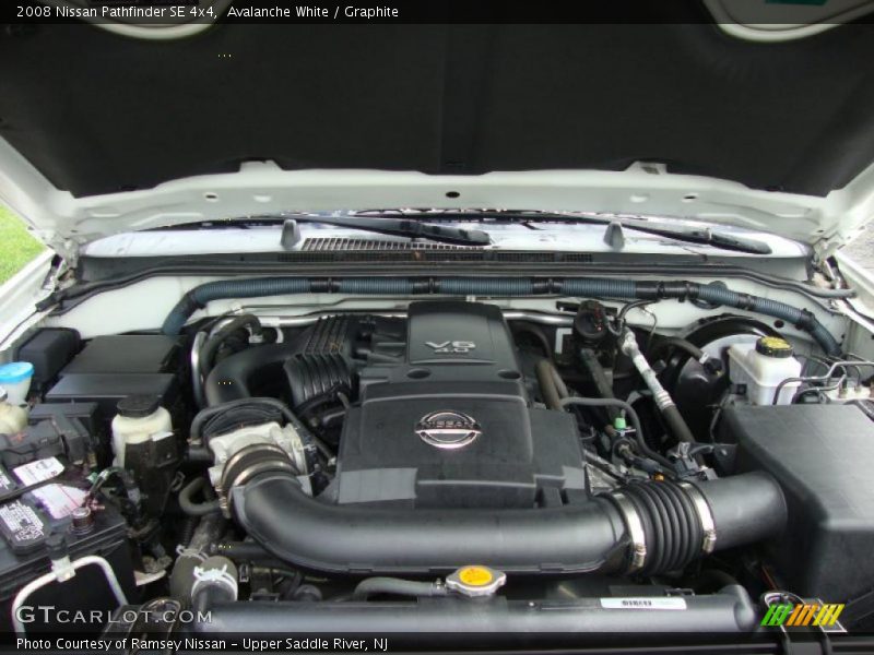 Avalanche White / Graphite 2008 Nissan Pathfinder SE 4x4