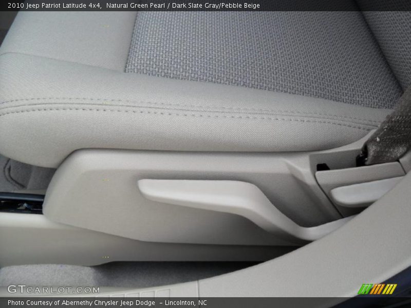 Natural Green Pearl / Dark Slate Gray/Pebble Beige 2010 Jeep Patriot Latitude 4x4