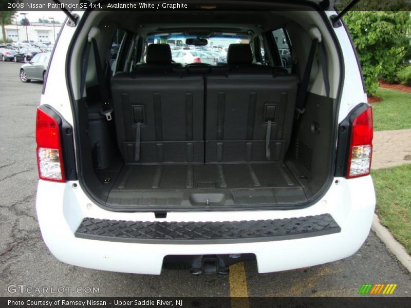 Avalanche White / Graphite 2008 Nissan Pathfinder SE 4x4